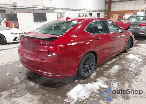2018 Acura Tlx Tech Pkg из США, поврежденный, VIN 19UUB1F58JA007666